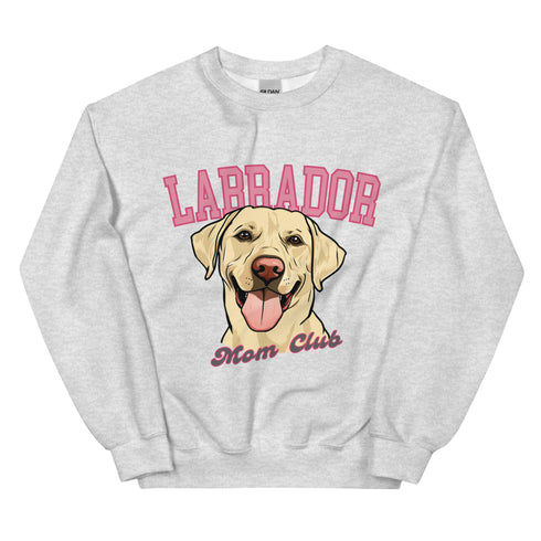 Yellow Lab Dog Mom Club Sweatshirt