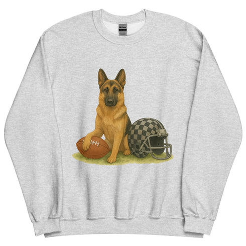 German Shepherd Football Sweatshirt