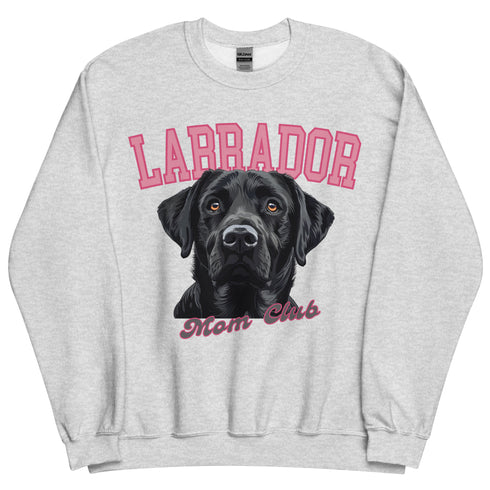 Black Labrador Dog Mom Club Sweatshirt