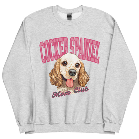 Cocker Spaniel Mom Club Sweatshirt