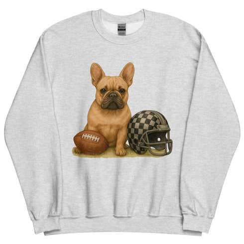 French Bulldog Football Sweatshirt