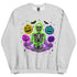 Halloween Skeleton Meditation Sweatshirt