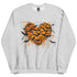 Halloween Heart and Bats Sweatshirt