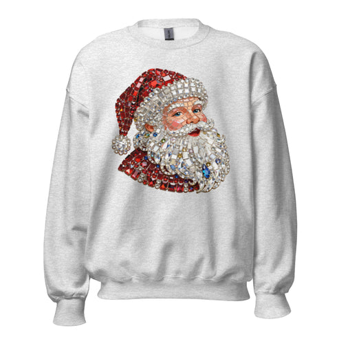 Rhinestone Santa Sweatshirt,