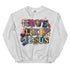 Love Like Jesus Faux Quilt Crewneck