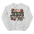 Jesus Faux Quilted Crewneck