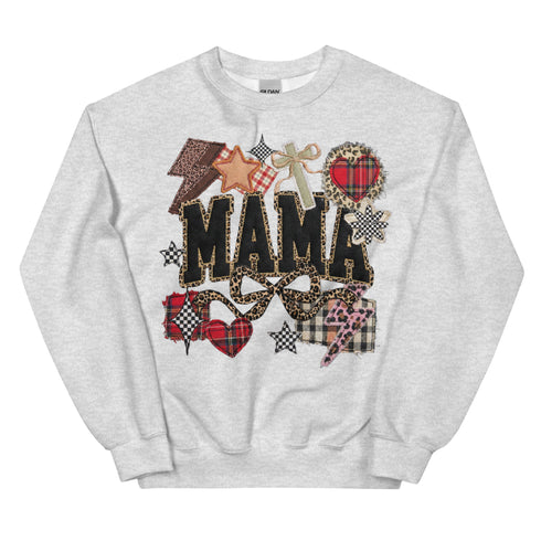 MAma Faux Quilt Sweatshirt