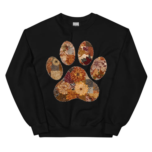 Floral Dog Mom Fall Crewneck