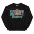 Faux Crochet Merry Christmas Crewneck