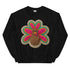 Faux Crochet Thanksgiving Turkey Sweatshirt