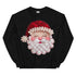 Santa Faux Patchwork Christmas Sweatshirt,