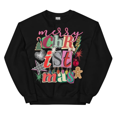 Merry Christmas Preppy Crewneck
