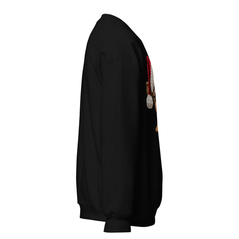 Faux Yarn Reindeer Crewneck