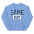 Game Day Royal Blue Plaid Football Sweatshirt