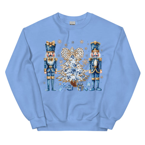 Blue Nutcracker Christmas Sweatshirt