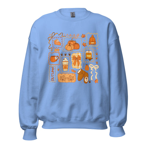 Cozy Season Fall Doodles Sweatshirt