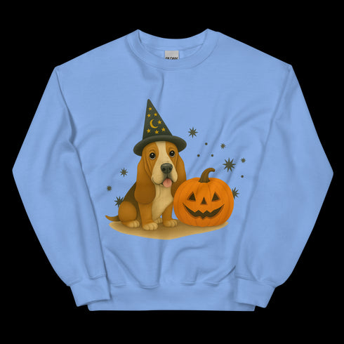 Basset Hound Halloween Witchy Dogs Sweatshirt
