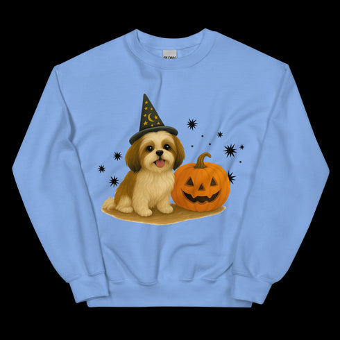 Shih Tzu Halloween Witchy Dogs Sweatshirt