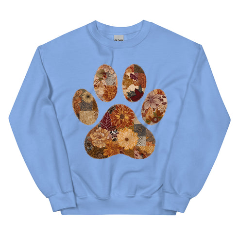 Floral Dog Mom Fall Crewneck