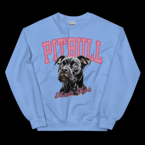 Black Pitbull Mom Club Sweatshirt
