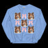 Sheltie With Pink Bows Dog Sweatshirt
