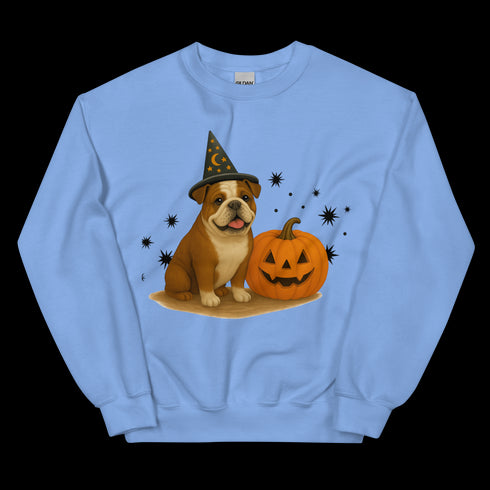English Bulldog Halloween Witchy Dogs Sweatshirt