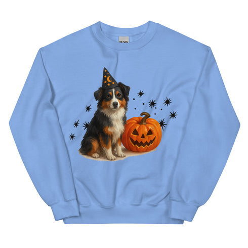 Australian Shepherd Halloween Witchy Dogs Sweatshirt