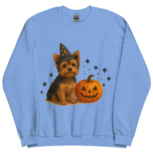 Yorkie Halloween Witchy Dogs Sweatshirt