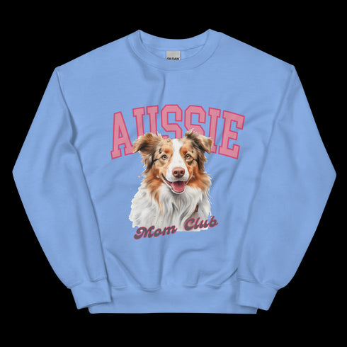 Red Merle Aussie Dog Mom Club Sweatshirt