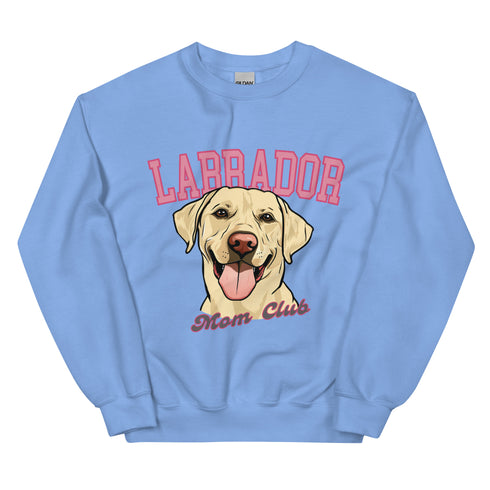 Yellow Lab Dog Mom Club Sweatshirt