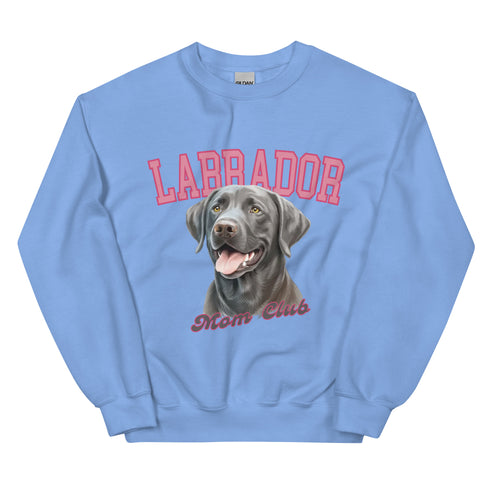 Silver Labrador Dog Mom Club Sweatshirt
