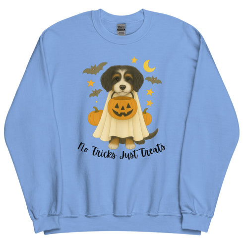 Aussiedoodle No Tricks Halloween Crewneck