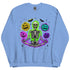 Halloween Skeleton Meditation Sweatshirt