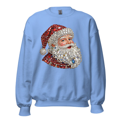 Rhinestone Santa Sweatshirt,
