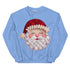 Santa Faux Patchwork Christmas Sweatshirt,
