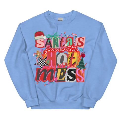 Santa's Favorite Hot Mess Sweatshirt