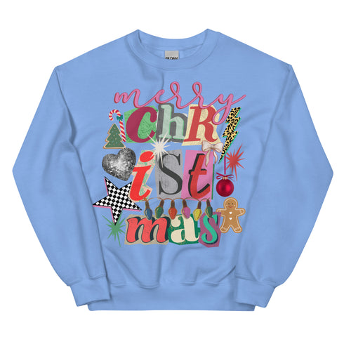 Merry Christmas Preppy Crewneck