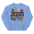 Jesus Faux Quilted Crewneck