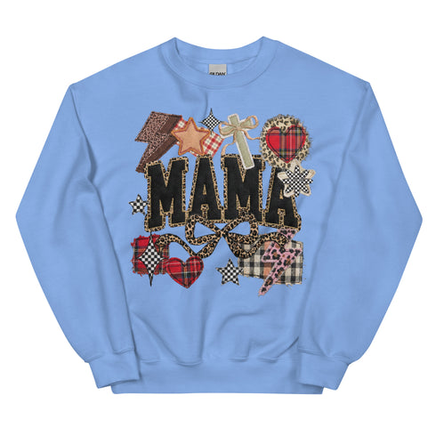 MAma Faux Quilt Sweatshirt