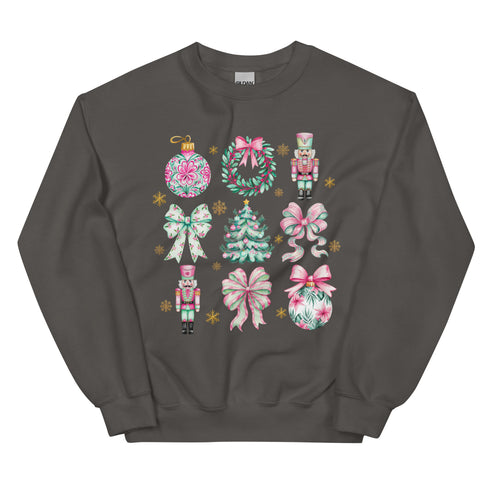 Pink and Green Christmas Doodle