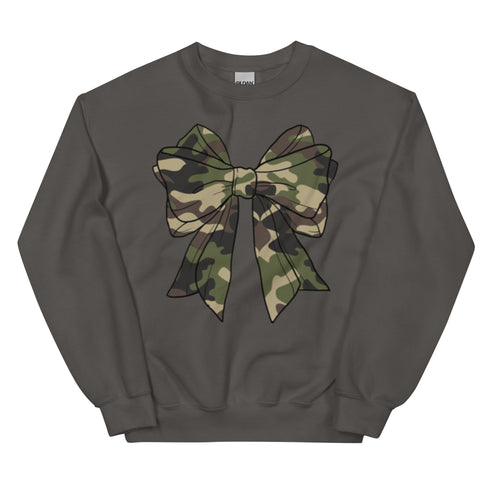 Camo Bow Crewneck