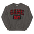 Game Day Red Plaid Football Sweatshirt