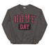 Game Day Pink Plaid Football Sweatshirt