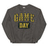 Game Day Yellow Plaid Football Sweatshirt