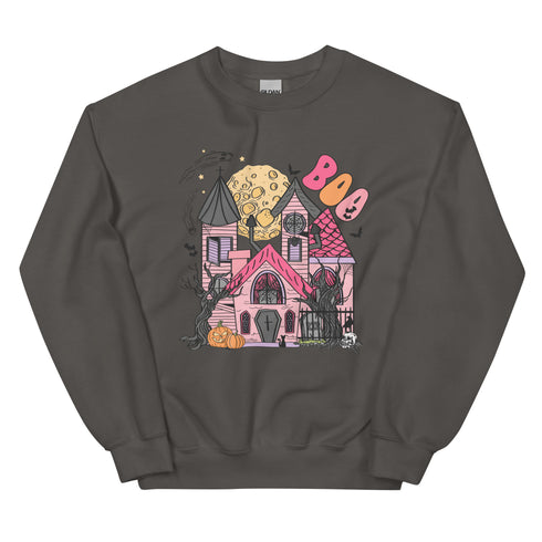 Boo House Halloween Sweatshirt