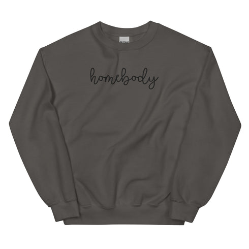 Homebody Embroidered Crewneck