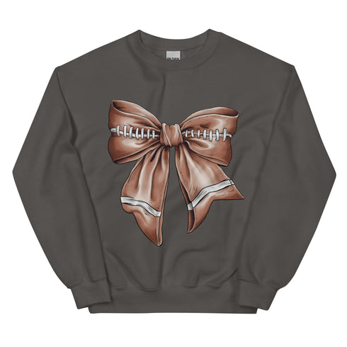Football Bow Crewneck