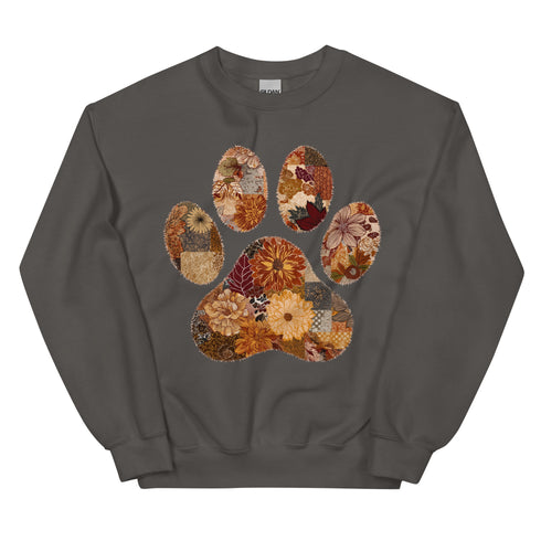 Floral Dog Mom Fall Crewneck