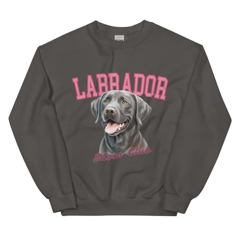 Silver Labrador Dog Mom Club Sweatshirt