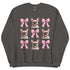 French Bulldog with Bows Sweatshirt